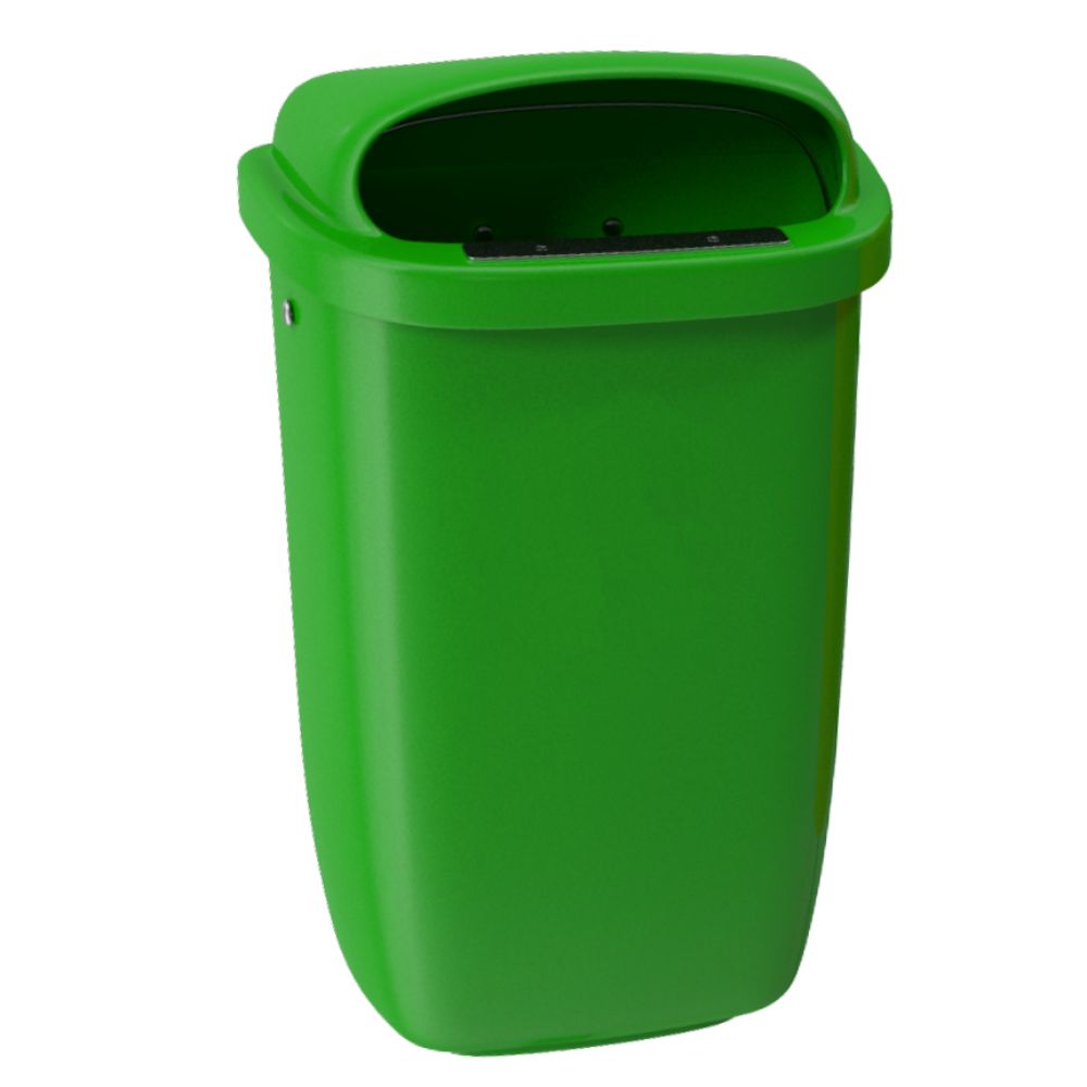 Urnă stradală, 50L, verde